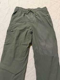 Kids SUPER WARM Dark green Cargos