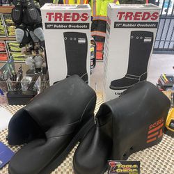 T-R-E-D-S  17” Rubber Overboots For Concrete ( BOOTS ONLY ) $79 EACH.  ( USA MADE )