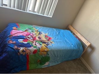 Ikea Kid Wood Day Bed/ MATTRESS INCLUDED