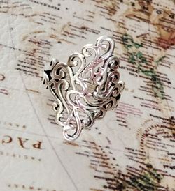 Sterling silver ring adjustable