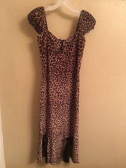 Cheetah print dress