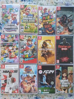 Lot Nintendo Switch games