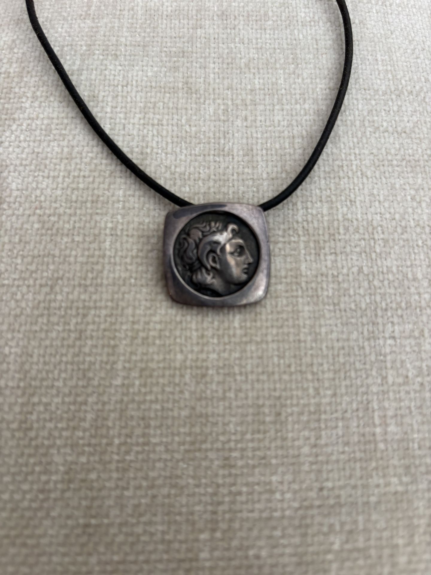 Sterling Silver Alexander the Great Pendant