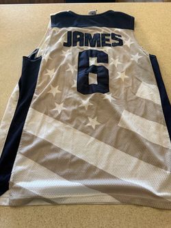 Team USA LeBron James Olympics Nike Basketball Jersey NWOT - Medium