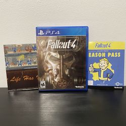 Fallout 4 PS4 Sony PlayStation CIB w/ Poster + Manual Video Game Bethesda 2015