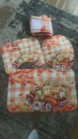Fall Bathroom Set