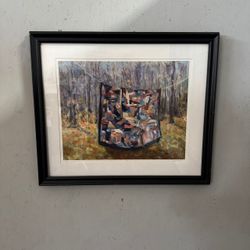 Shirley Battin Airing Out the Quilt Limited Edition Framed Giclée Print