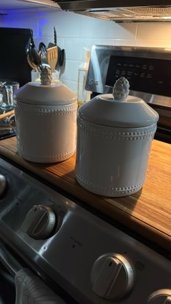 2 Cookie/Sugar Jars 