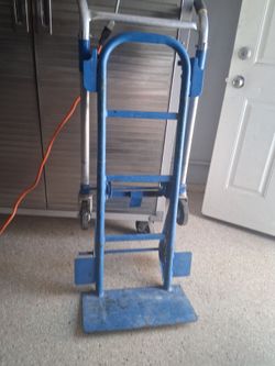 Blue Steel Hand Truck Dolly