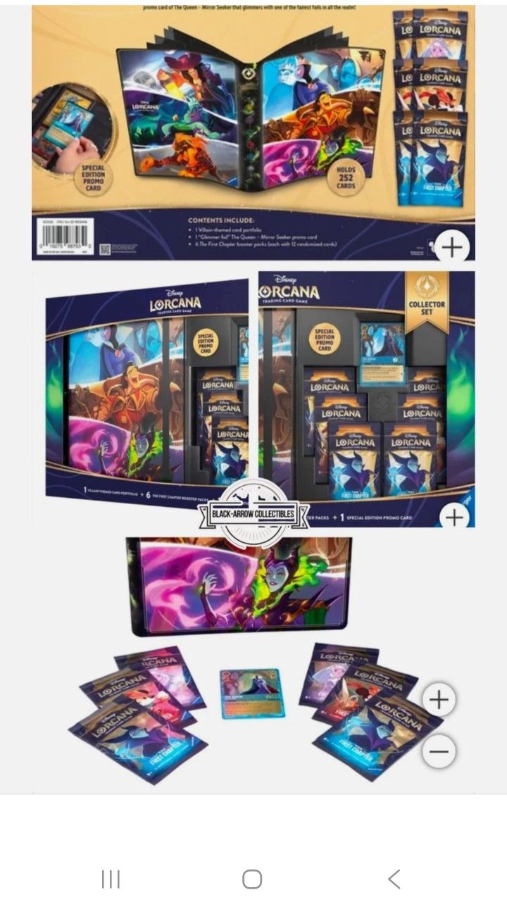 Disney Lorcana Collector Set First Chapter Costco