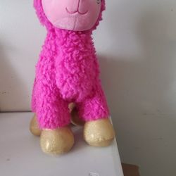 BUILD-A-BEAR SPARKLES PINK LLAMACORN PLUSH STUFFEF ANIMAL