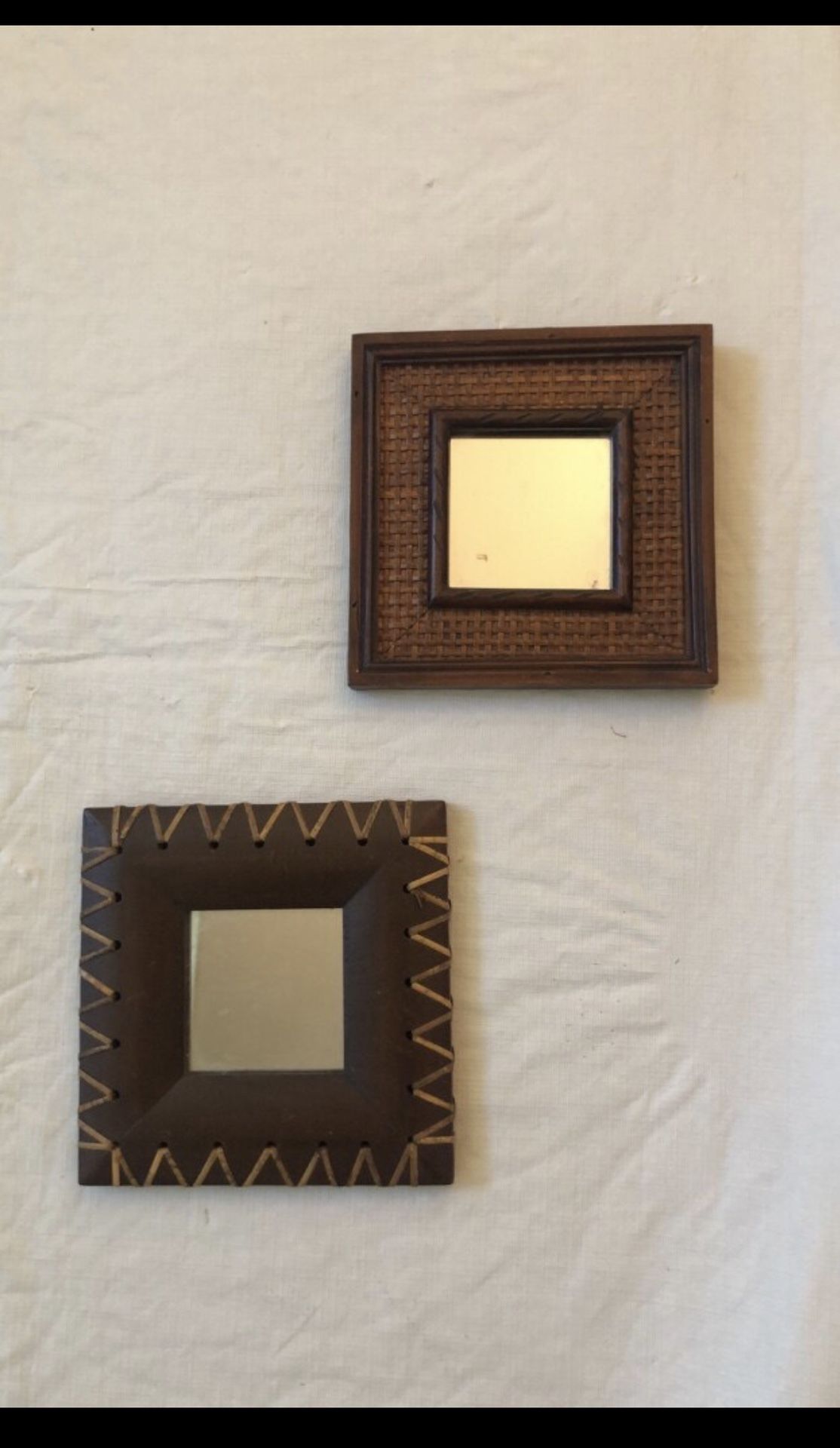 2 Small Wall Mirrors