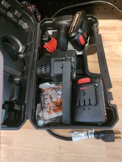 Miniature chainsaw used