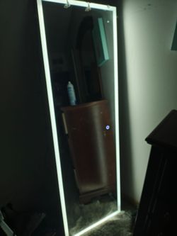 Full Length LED Lighted Floor Mirror
