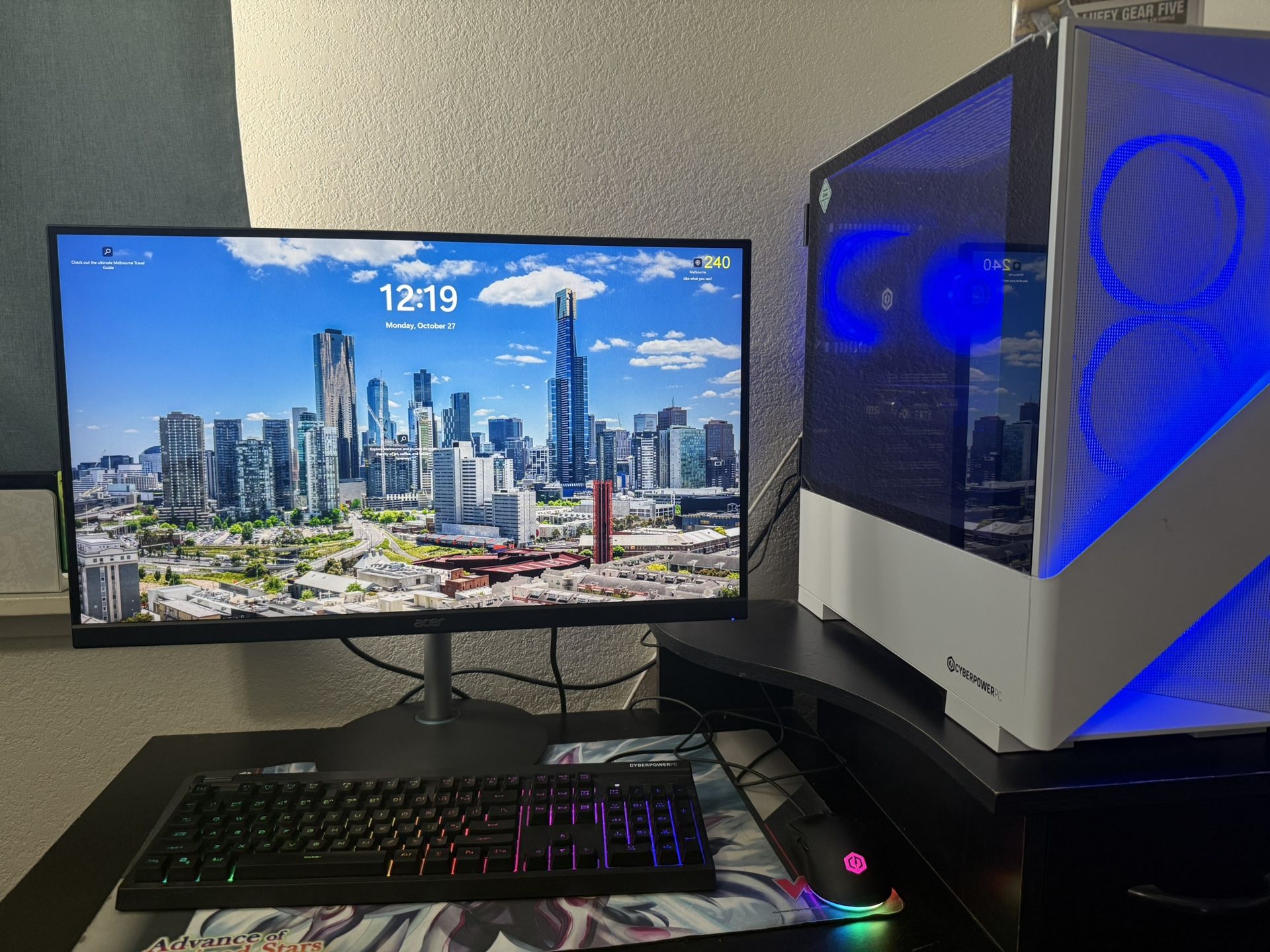 Gaming Monitor And Tower 