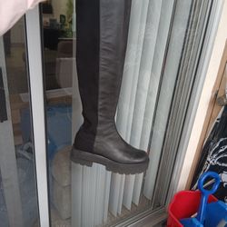 Stuart Weitzman 5050 Over The Knee Leather Boots 