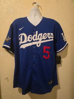 New Mens Dodgers Freeman Jerseys With World Series Champion Patch Stitched