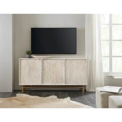 Hooker Furniture 3-Door Rustic Entertainment Console – Retail $3,039 | Delivery Available