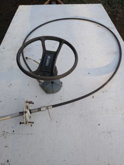 Boat stearing cable