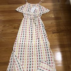 Eyeshadow Maxi Dress Size Small New Whit Tags Original 