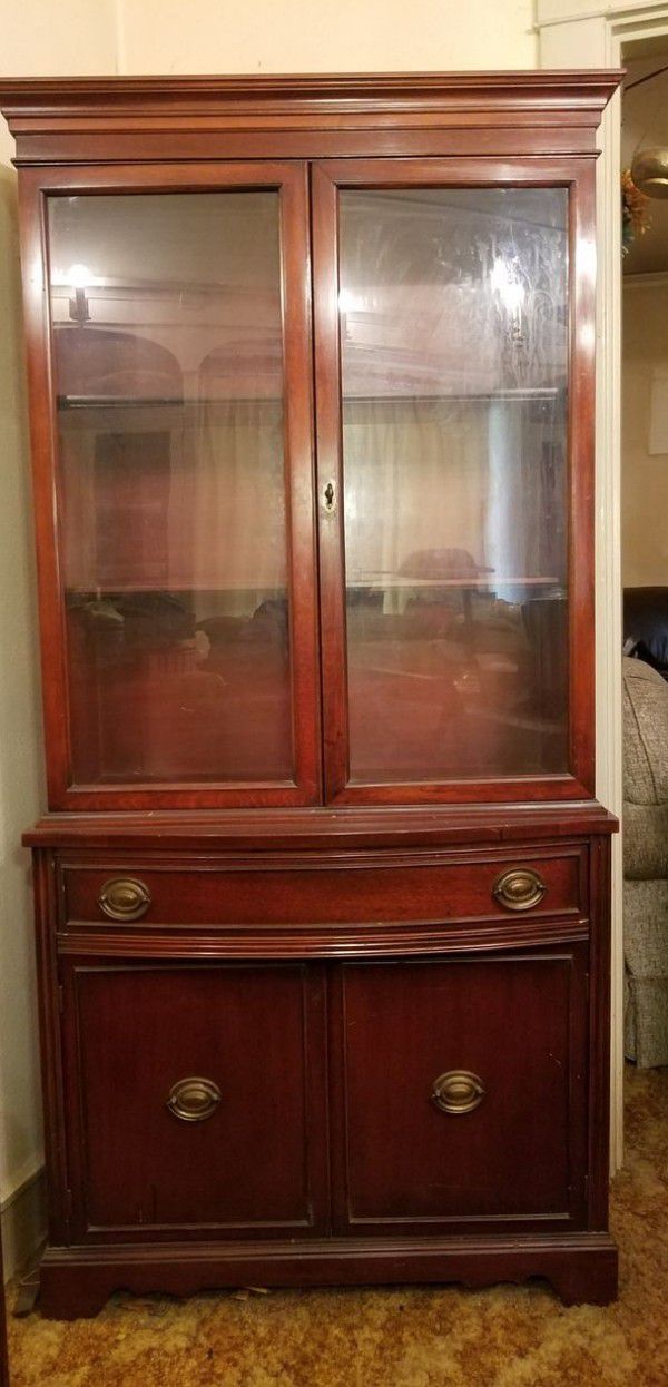 Small antique hutch - china cabinet