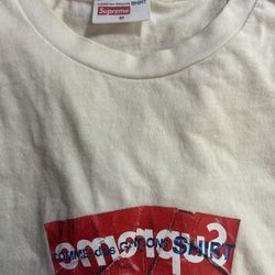 Supreme X Comme Des Garçon Box Logo Tee
