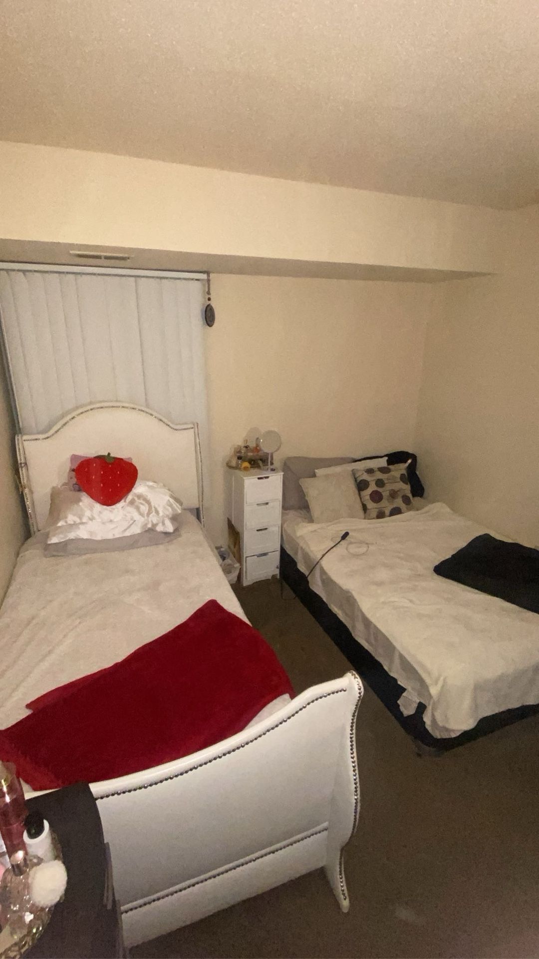 Twin Bed Used Like New! WHITE