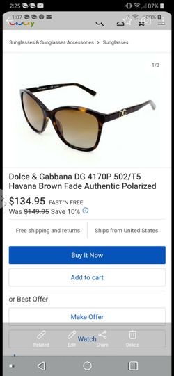 Dolce & gabbana polarized sunglasses