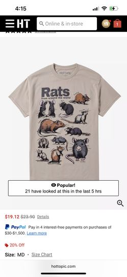 New Hot Topic Size M