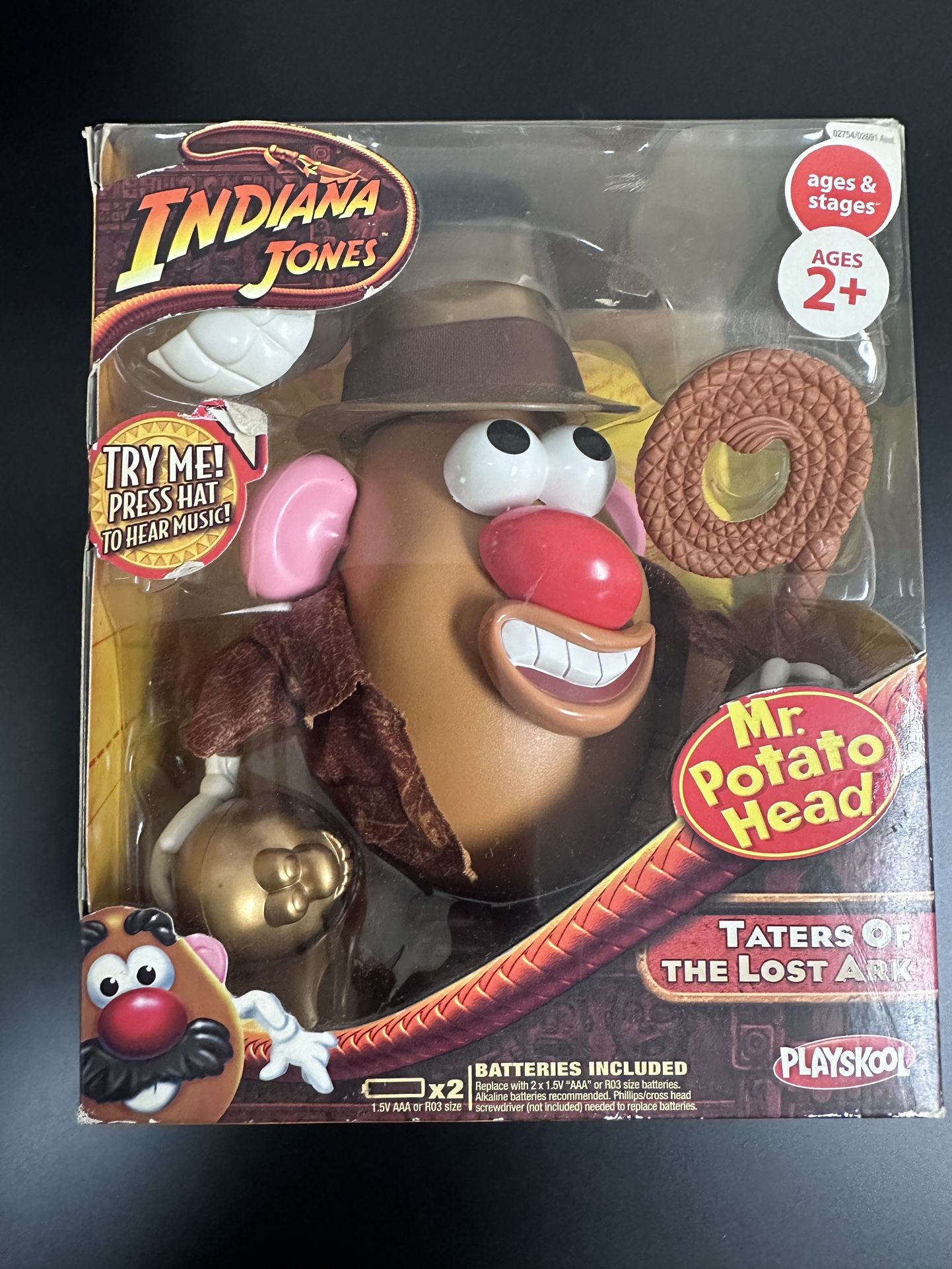 Indiana Jones Mr Potato Head Taters Of The Lost Ark