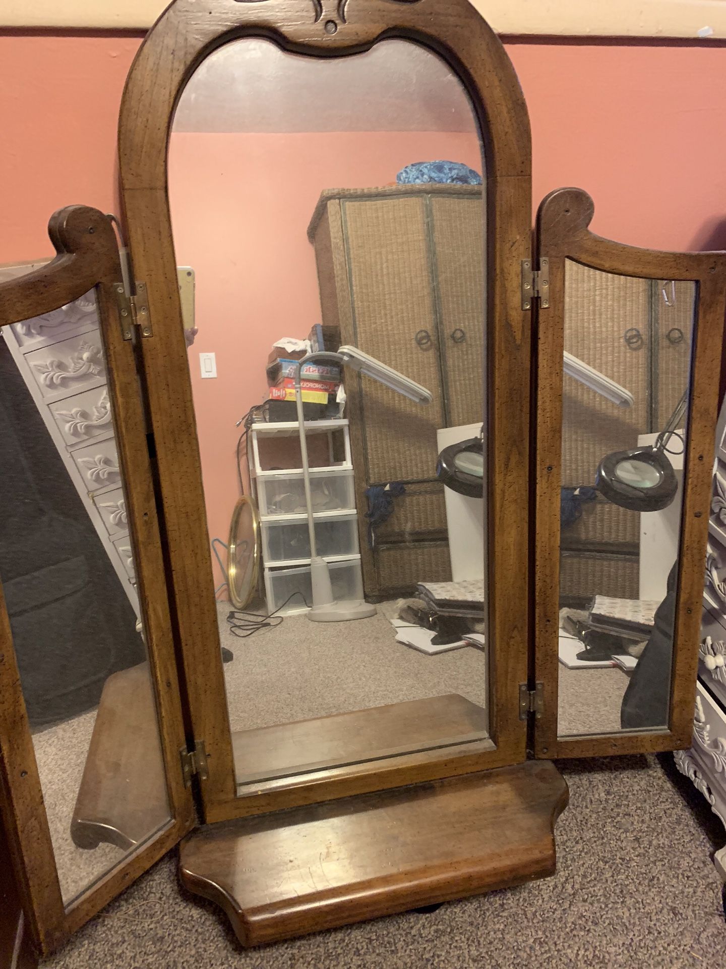 3way antique mirror