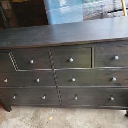 8 Drawer, Black Dresser