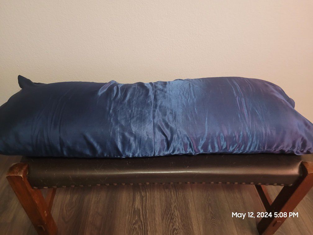 Body Pillow With Satin Case