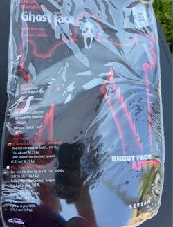Costume Ghost face size adult