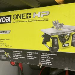 Brand New Ryobi 18v Brushless Table Saw