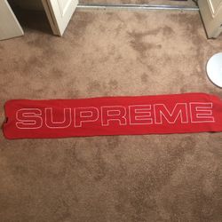 Supreme Polartec Logo Scarf