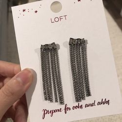 Silver Drop Earrings