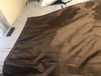 Espresso (chocolate) black out panels 4 total 52x63 smoke free pet free home needs ironing only