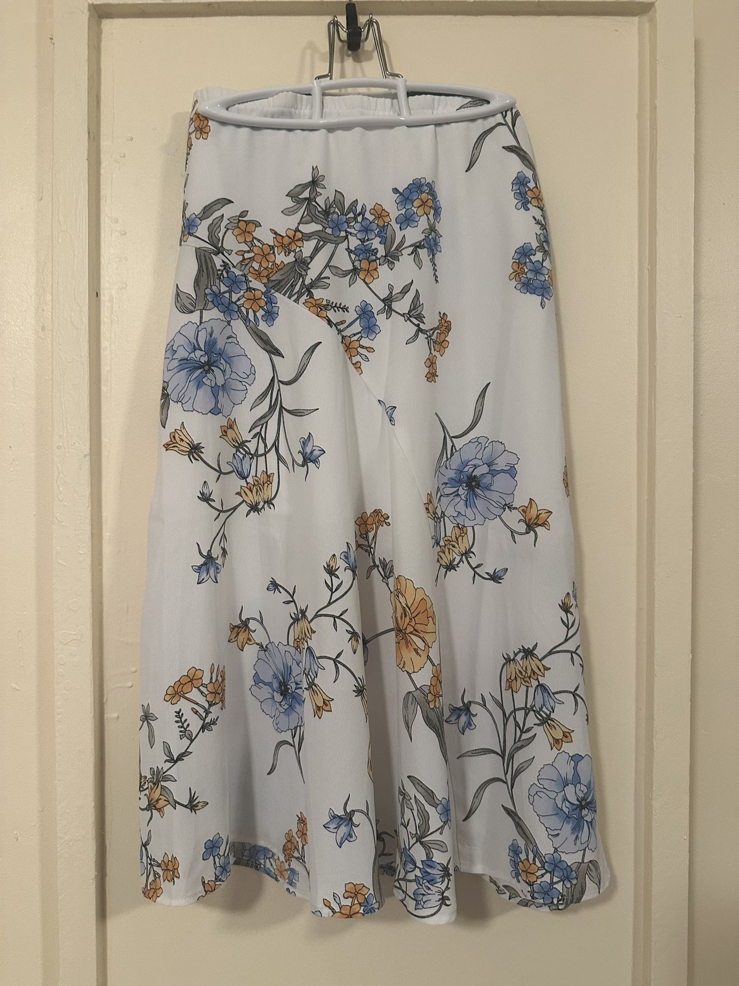 White Midi Skirt