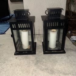 Large 15” tall Entrance lanterns