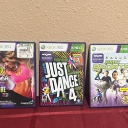 XBOX 360 Kinect Games