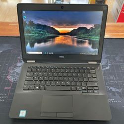 DELL LATITUDE E7270 12.5” i7-6600u 2.8Ghz 8GB RAM 256GB SSD 1080p WINDOWS 10 PRO