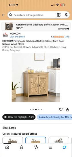 Buffet Cabinet With Storage