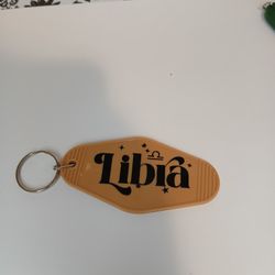 Hotel Key Zodiac Sign Keychain
