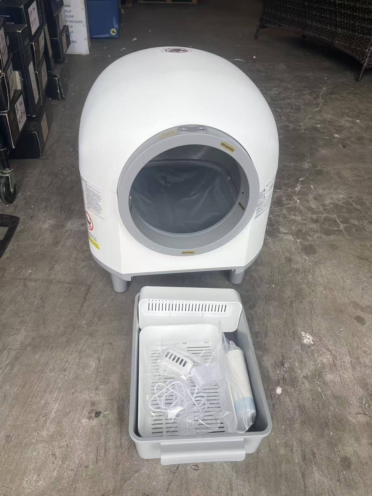Smart cat litter box