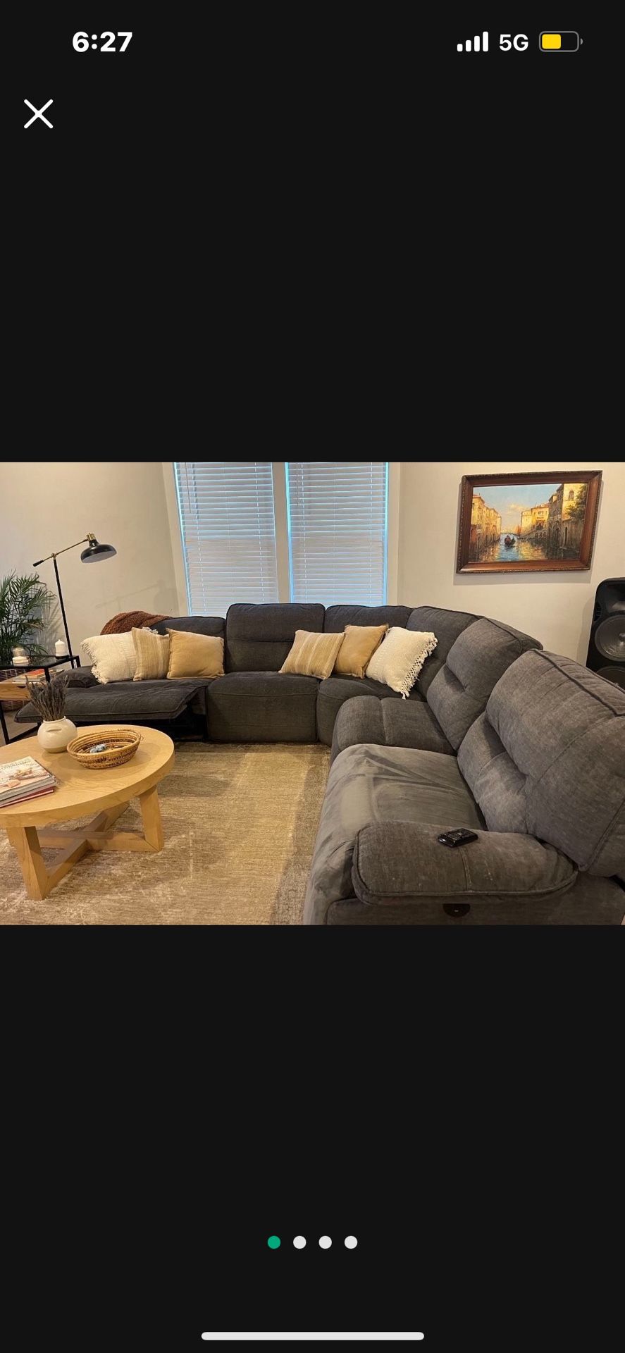 Fabric Sectional Sofa 