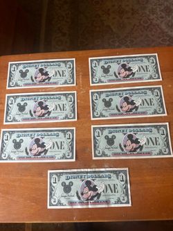 1987 A series Disney dollars