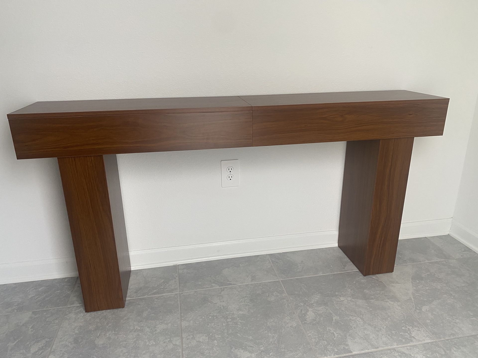 63 Inch Long Console Table for Entryway