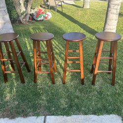Wooden Bench Stools