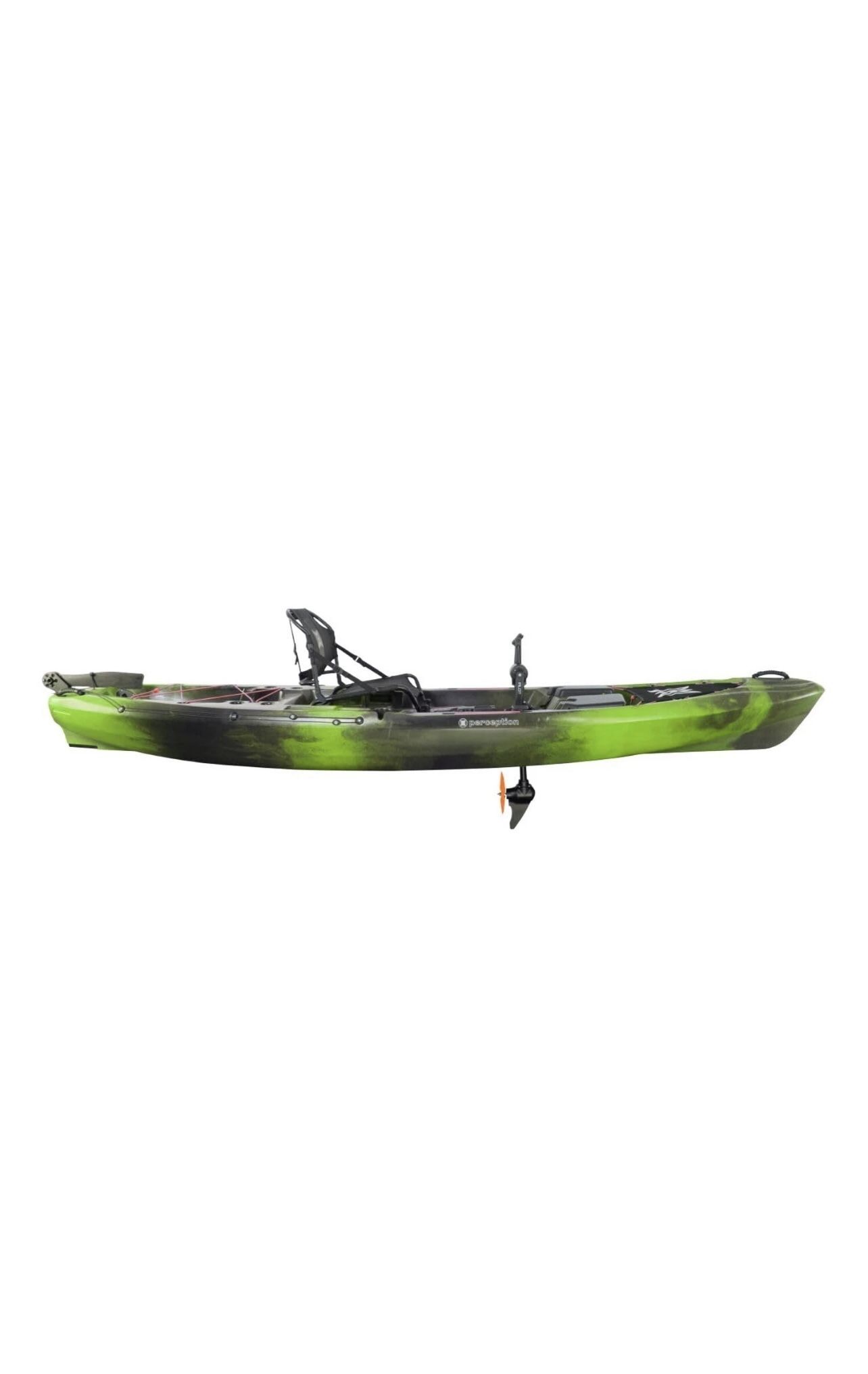 Perception Pescador Pilot 12 | Sit on Top Fishing Kayak with Pedal Drive 